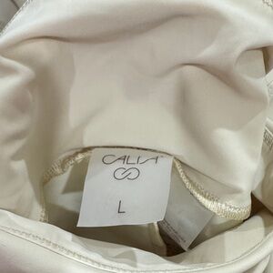 CALIA Cream Activewear Top